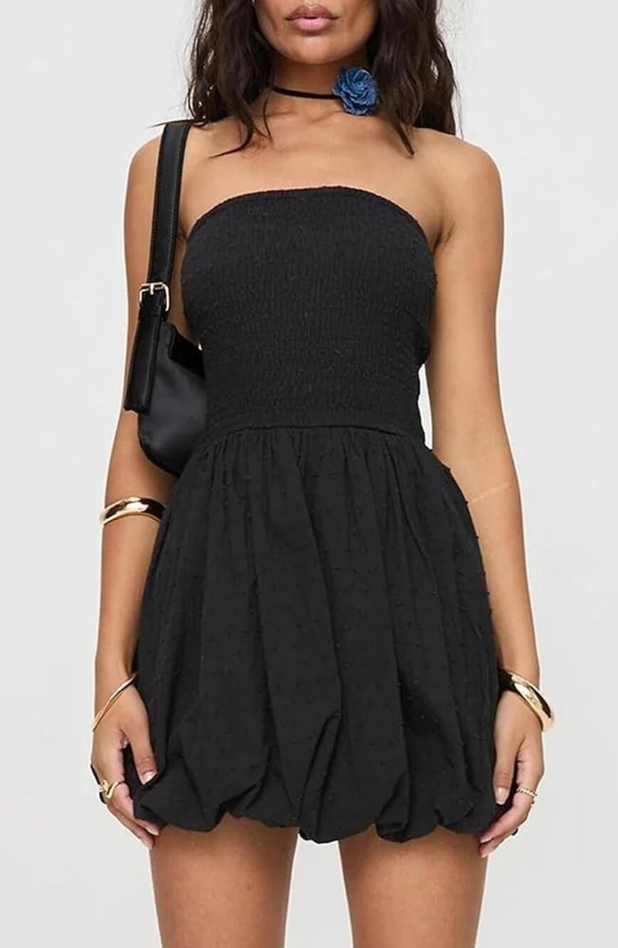 Tsher Tube Top Dress Ruffle Beach Dress Size XS New With Tag